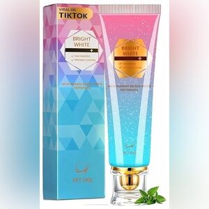 Bright White Toothpaste - Pink and Blue